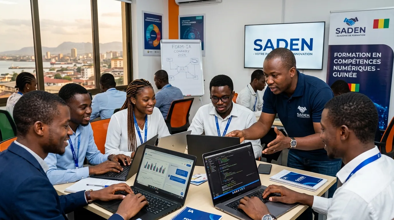 Formation prompt IA - SADEN Guinée - Jeune